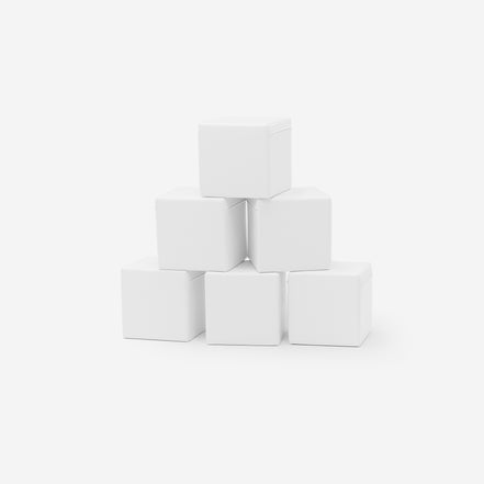 Foam Building Blocks Set of 6 - White