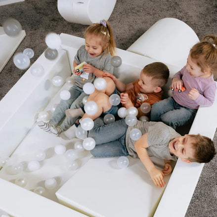 Soft Play Ball Pit Balls 500pc - White