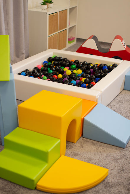 Soft Play 10 Foam Block Set - Light Multicolor Creativity