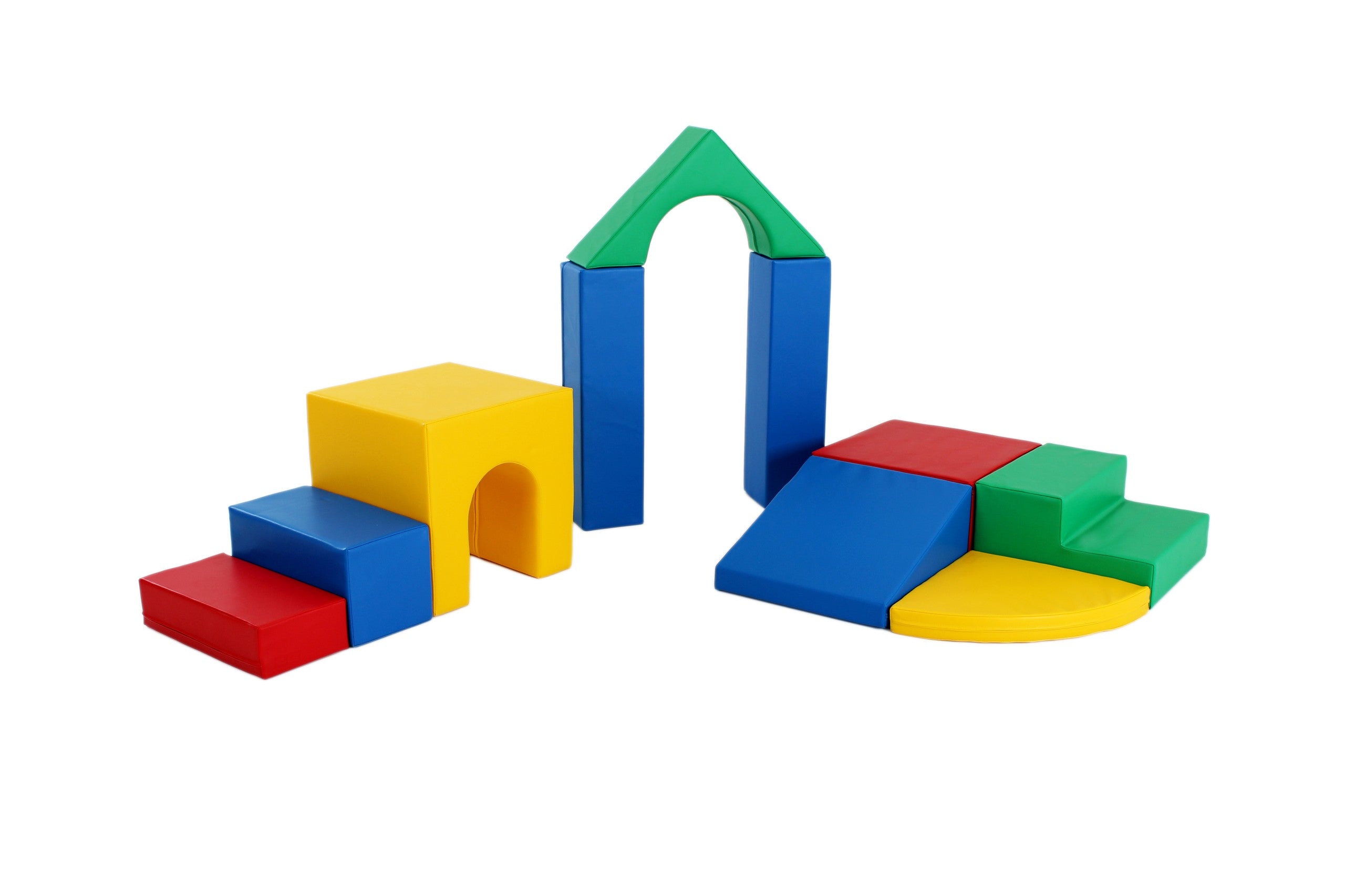 Soft Play 10 Foam Block Set - Multicolor Creativity