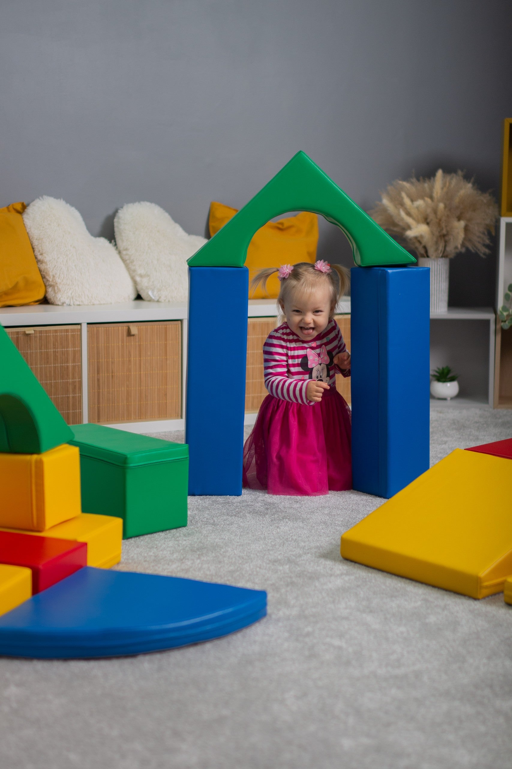 Soft Play 10 Foam Block Set - Multicolor Creativity