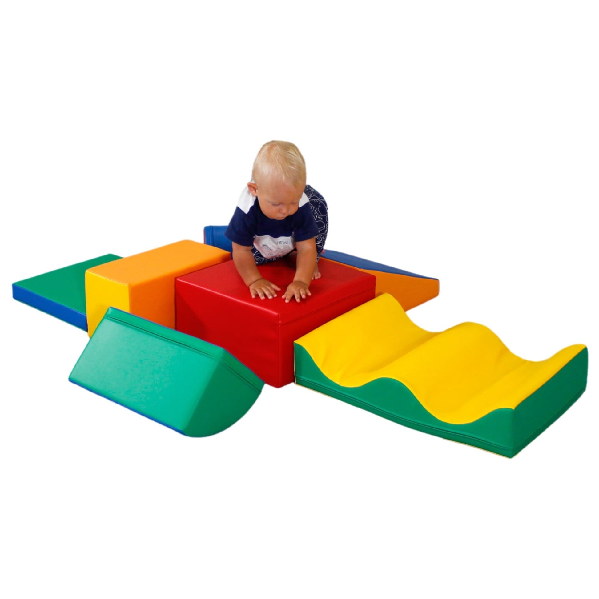 Soft Play 7 Foam Block Set - Multicolor Discoverer
