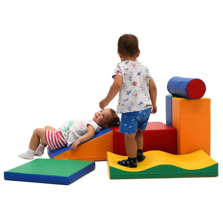Soft Play 7 Foam Block Set - Multicolor Discoverer