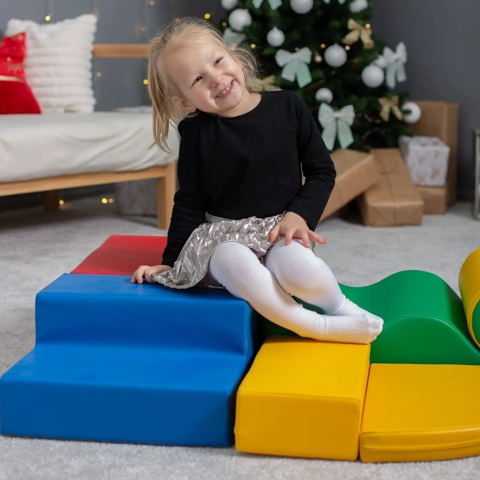 Soft Play 6 Foam Block Set - Multicolor Explorer