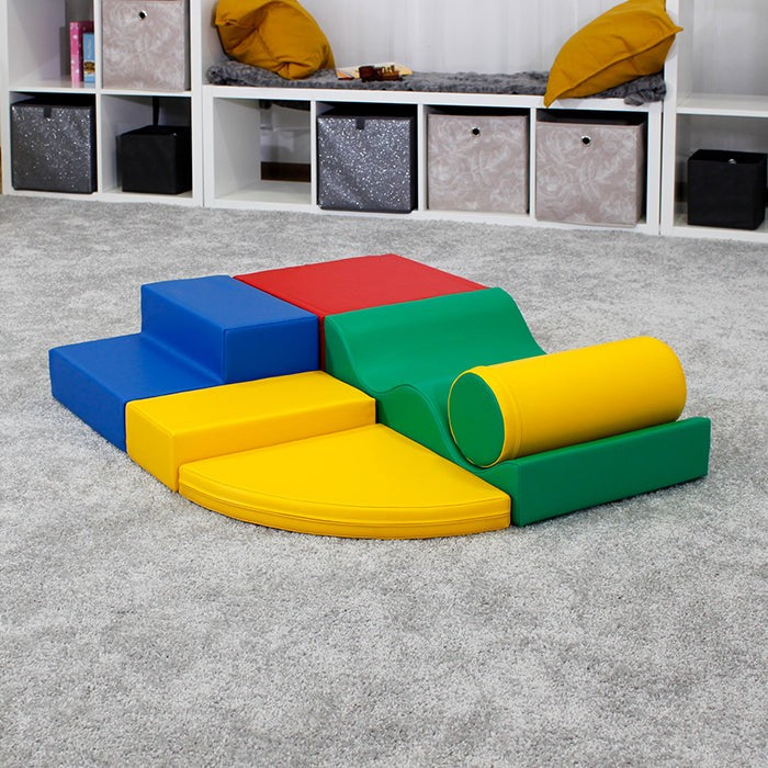 Soft Play 6 Foam Block Set - Multicolor Explorer