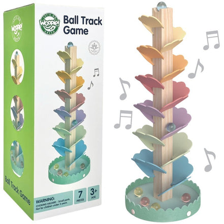 Musical Rainbow Wooden Ball Track