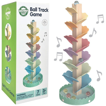 Musical Rainbow Wooden Ball Track