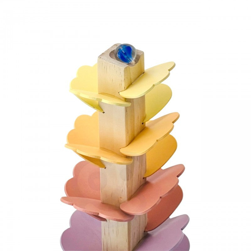 Musical Rainbow Wooden Ball Track