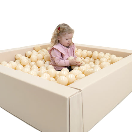 Soft Play Ball Pit - Beige