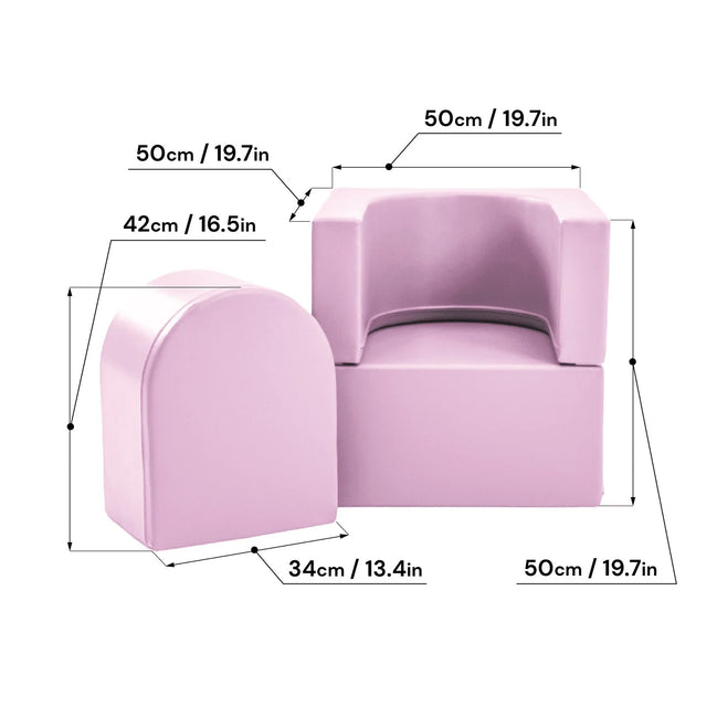 Soft Play Sofa Chair Snoozy - Pink